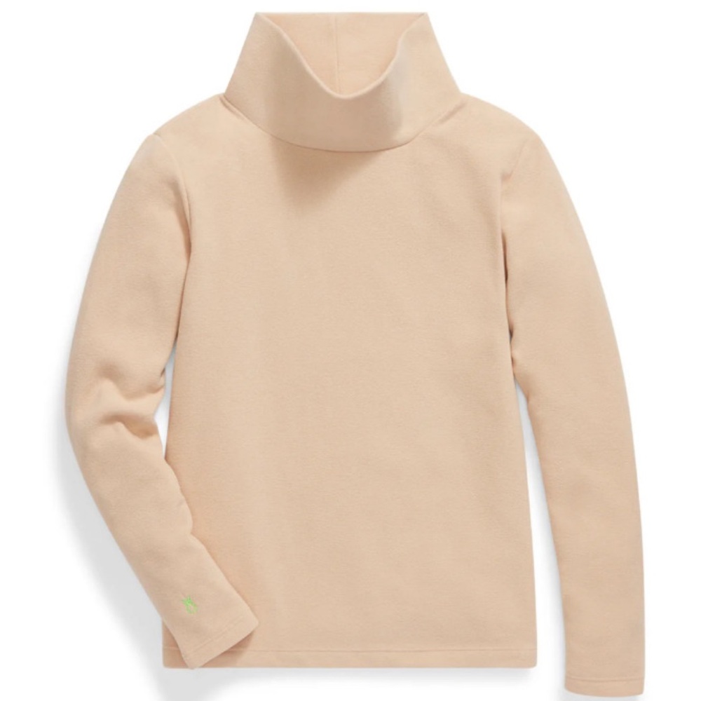 Dudley Stephens Fleece Turtle neck Sweater size XS cream NWOT